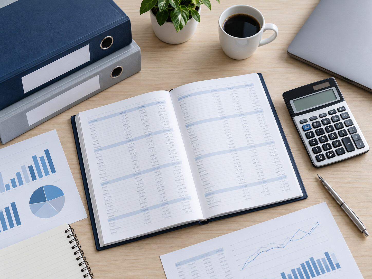 Financial records prepared for limited company accounts