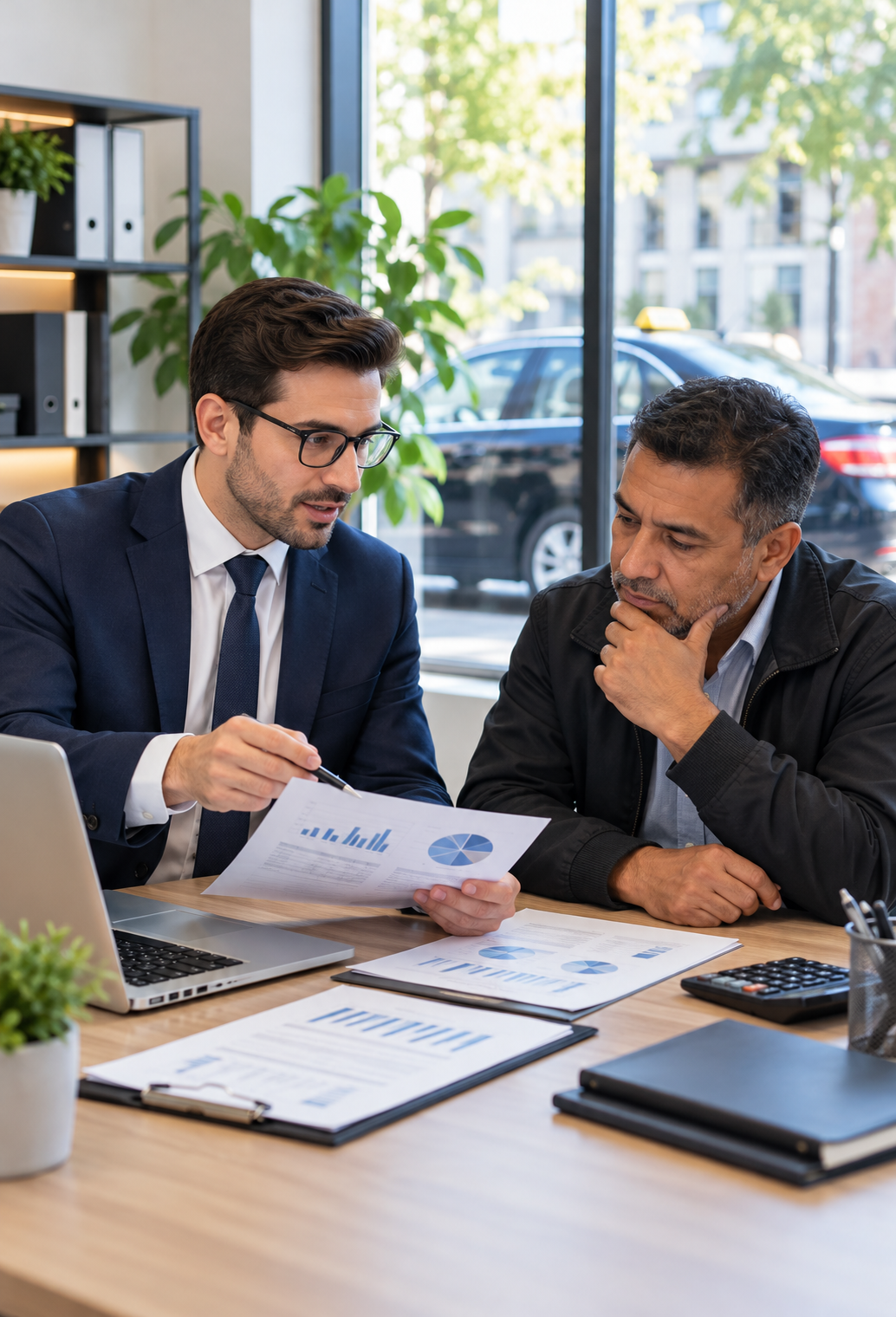 Uber Driver VAT Advice | Adam Accountancy Accountant advising a private-hire driver about VAT registration and tax obligations